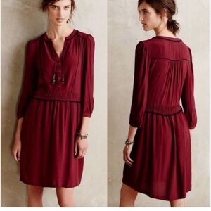 Maeve Burgundy Dress